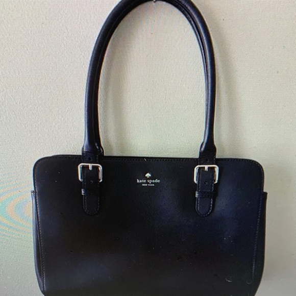 kate spade Handbags - Kate Spade black leather structured bag